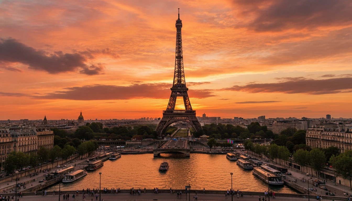 La Tour Eiffel à Paris, France
